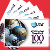 ATT® 100-Minute PrePaid Phone Cards (6 pk.)